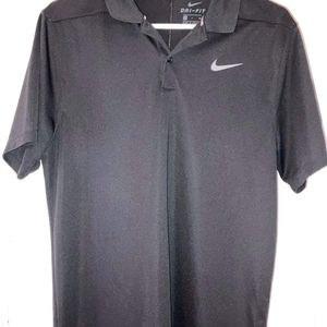 Black Nike golf shirt sz small